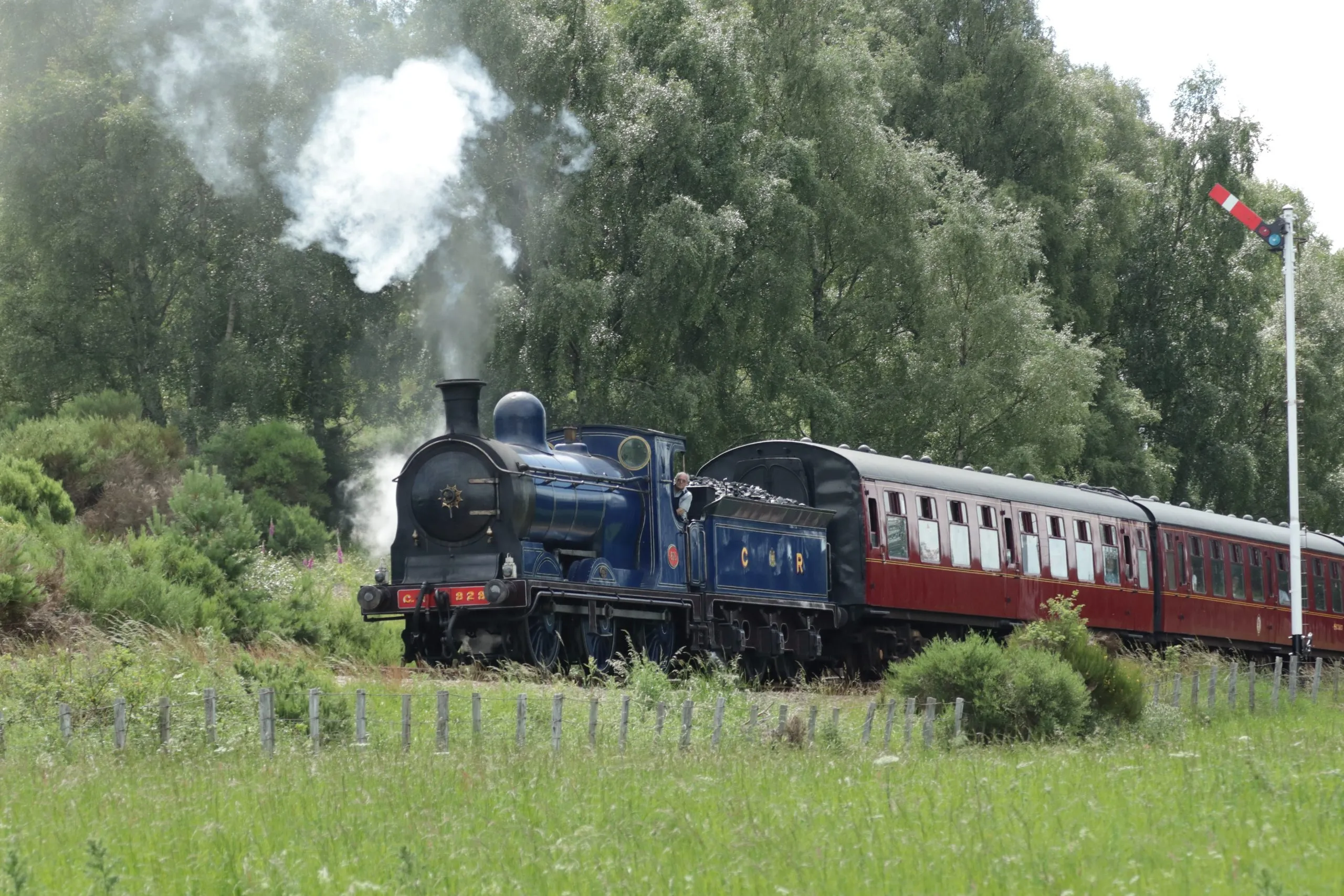 dampfzug schottland